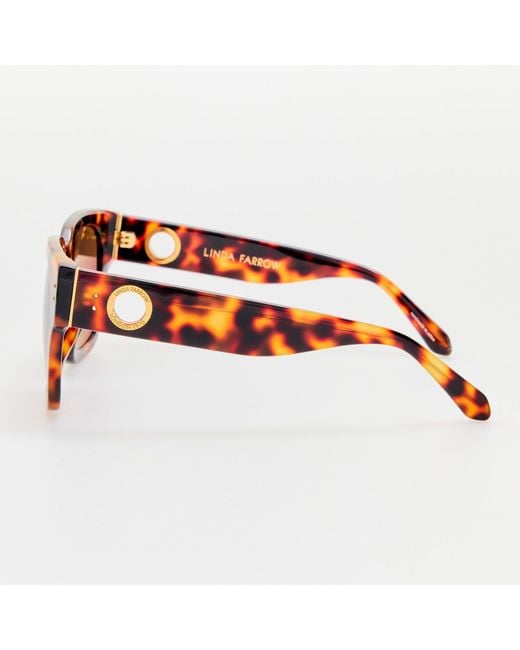 Linda Farrow Brown The Amber | Sunglasses