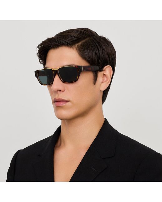Linda Farrow Blue Marcel Sunglasses