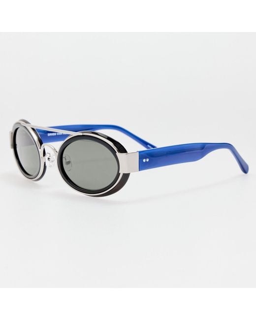 Dries Van Noten Brown Cat Eye Sunglasses