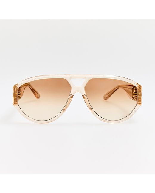 Linda Farrow Brown Portia Sunglasses