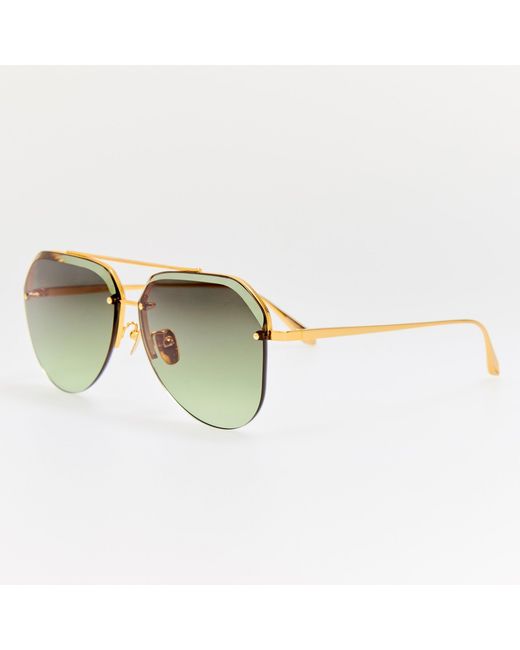 Linda Farrow Brown Quynh Sunglasses