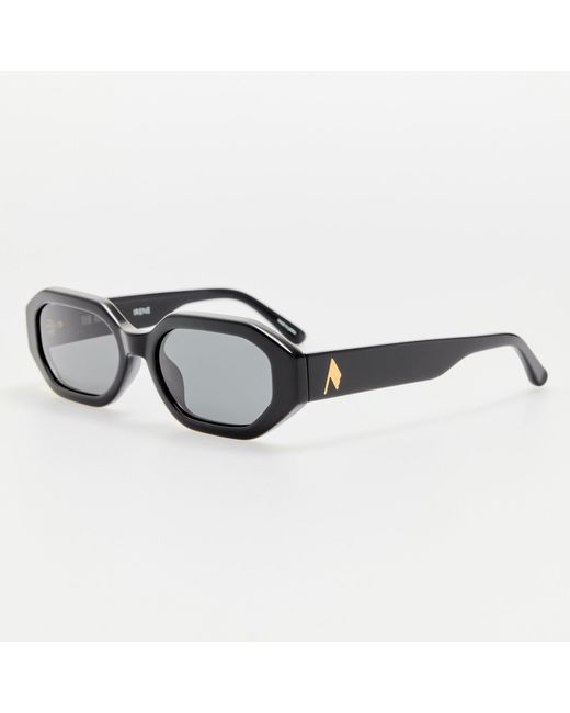 The Attico Black Irene Angular Sunglasses