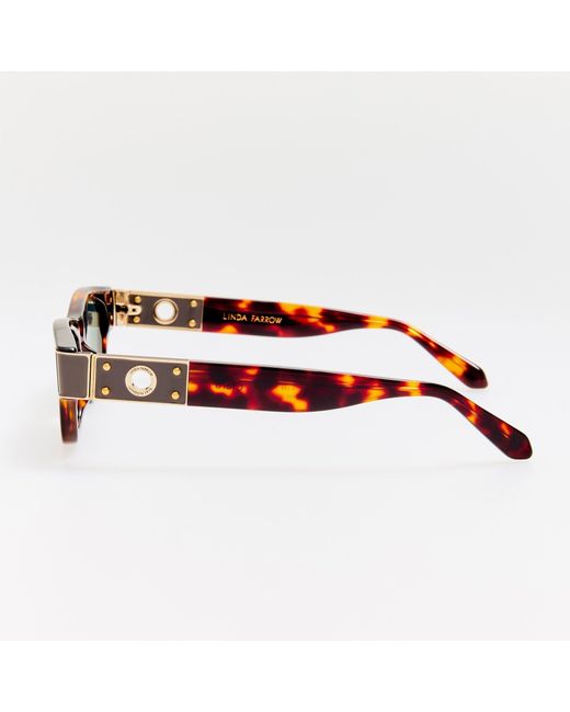 Linda Farrow Blue Clara Sunglasses