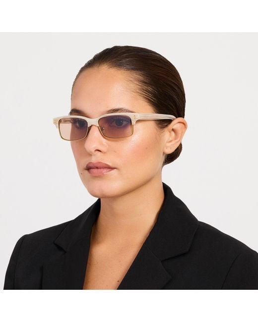 Jacquemus Brown Gardian Sunglasses