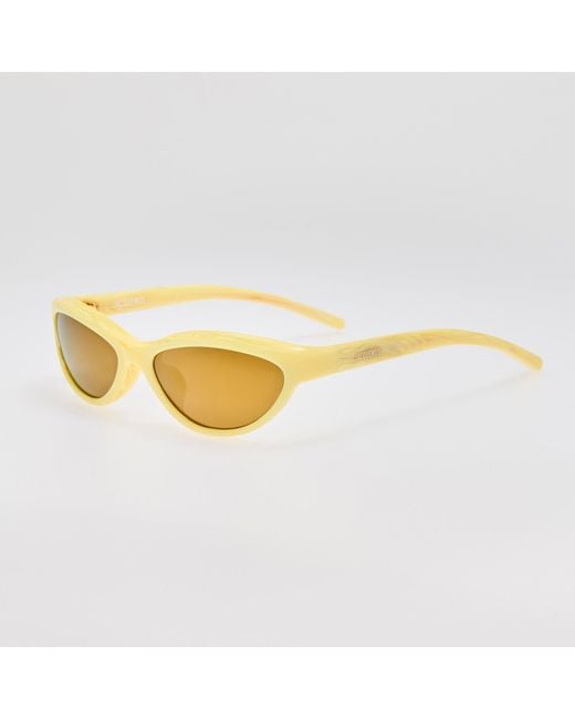 Jacquemus Yellow Curvo Sunglasses