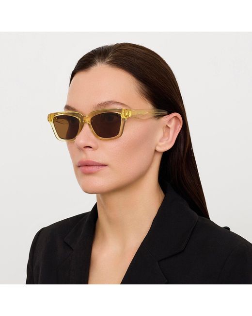 Jacquemus Brown Carre Sunglasses