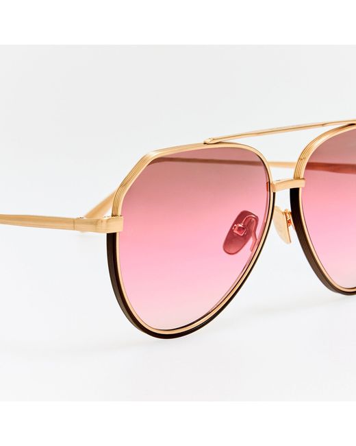 Linda Farrow Pink Bayer Sunglasses