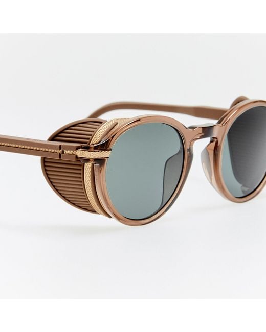 Linda Farrow Brown Orion Explorer Sunglasses