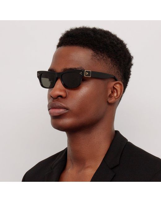 Linda Farrow Black Falck Sunglasses