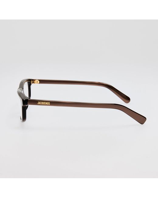 Jacquemus Brown Cuadro Optical