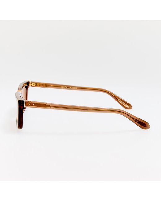 Linda Farrow Brown Lucia Sunglasses