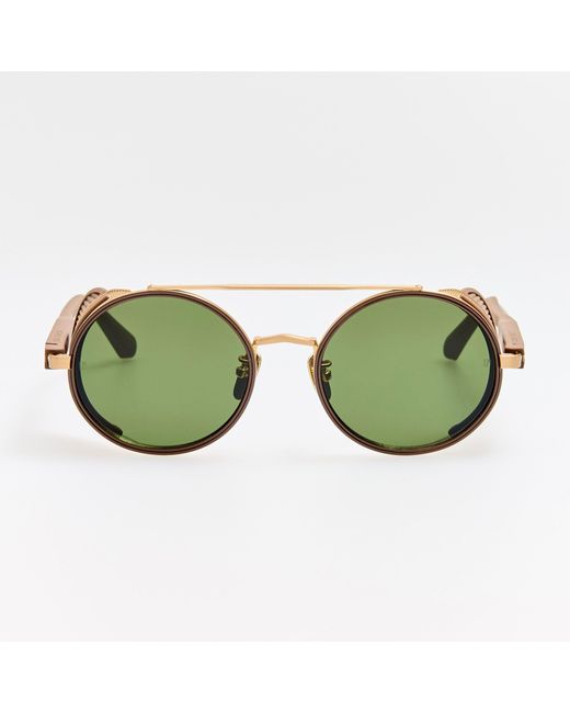 Linda Farrow Green Baret Explorer Sunglasses