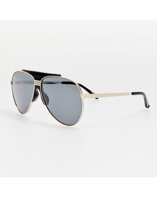 The Attico Gray Amelia Sunglasses