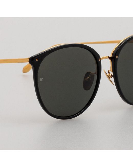 Linda Farrow Multicolor The Kings | Oversized Sunglasses