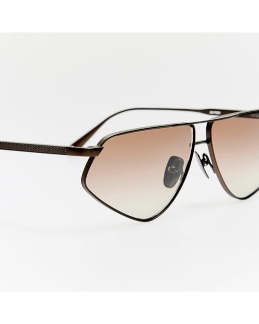 Linda Farrow Brown Tarian Sunglasses