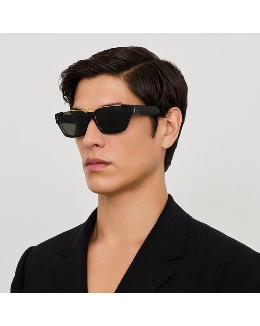 Linda Farrow Brown Marcel Sunglasses
