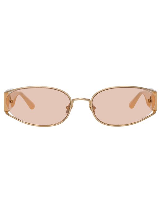 Linda Farrow Pink Shelby Cat Eye Sunglasses