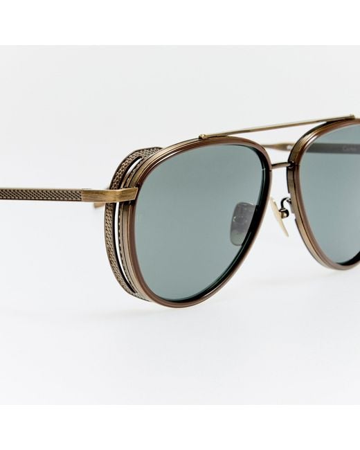 Linda Farrow Brown Cortes Explorer Sunglasses