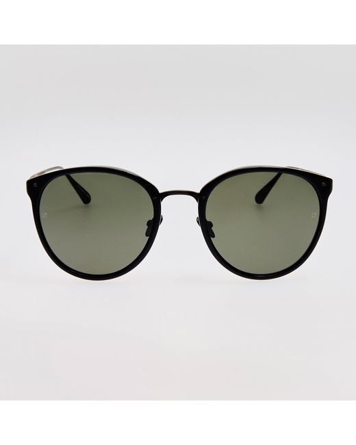 Linda Farrow Black Calthorpe Sunglasses for men