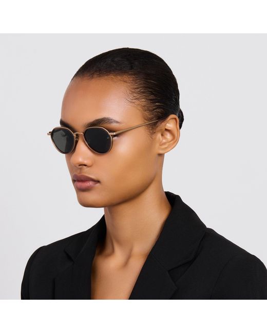 Linda Farrow Brown Dellal Sunglasses