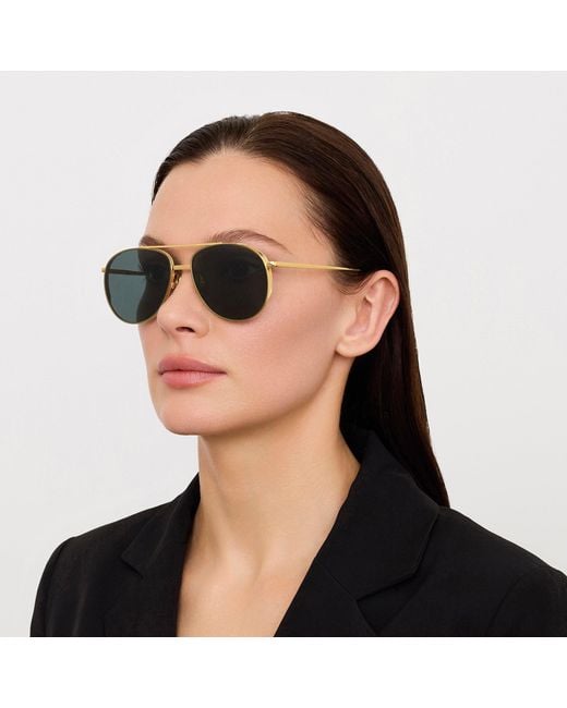 Linda Farrow Brown Meret Sunglasses