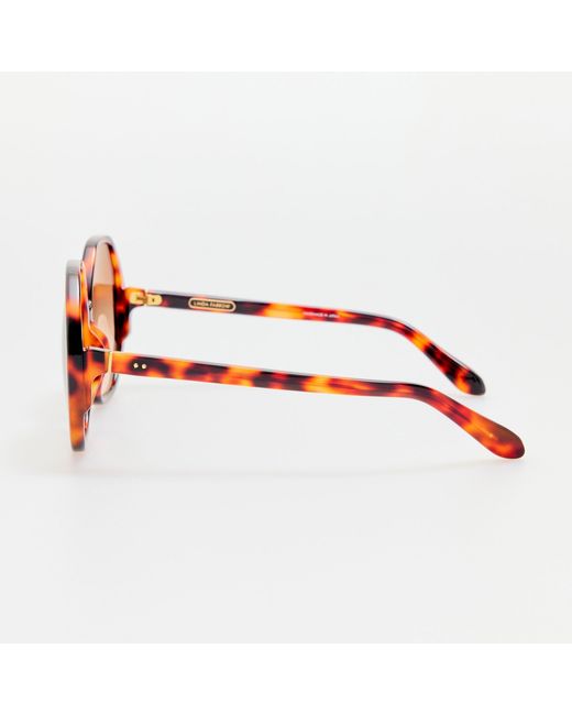 Linda Farrow Brown Paloma Sunglasses