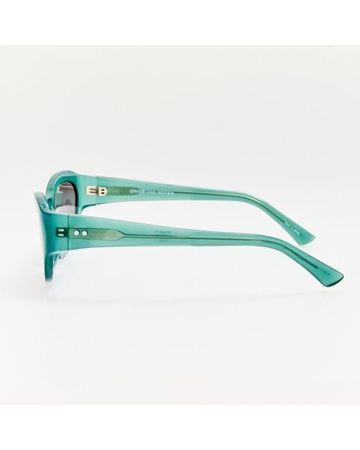 Dries Van Noten Blue Wrap Sunglasses