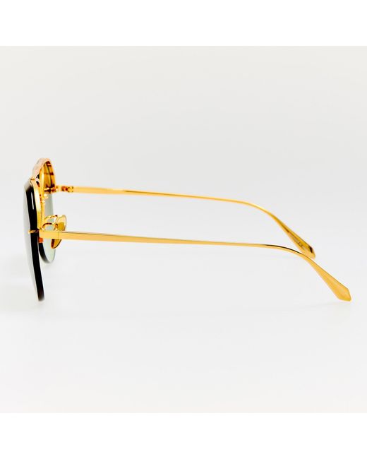 Linda Farrow Brown Quynh Sunglasses