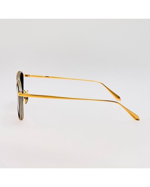 Linda Farrow Brown Dahlia Sunglasses