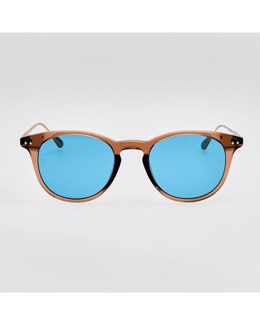 Linda Farrow Blue Jamie Sunglasses