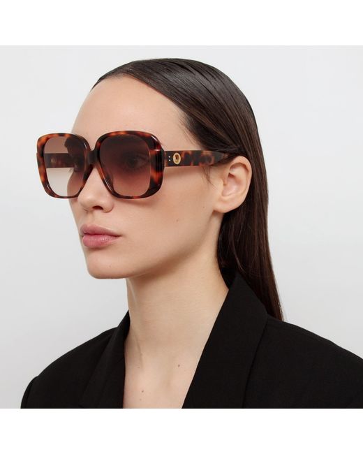 Linda Farrow Brown Mima Sunglasses