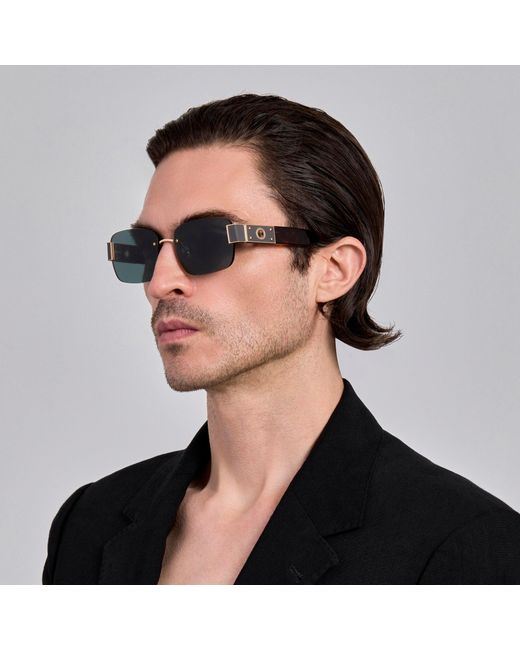 Linda Farrow Green Jessica Sunglasses