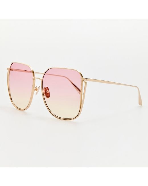 Linda Farrow Brown Camry Sunglasses