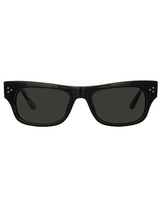 Linda Farrow Black Falck Sunglasses