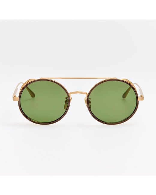 Linda Farrow Green Baret Explorer Sunglasses