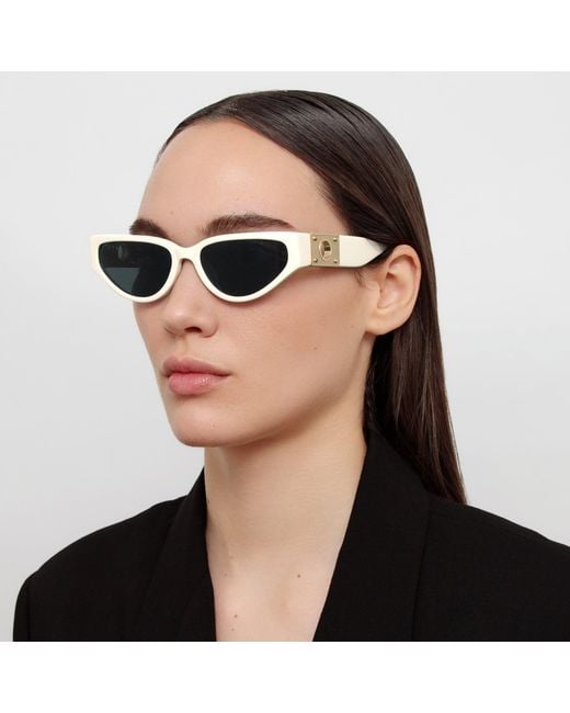 Linda Farrow Black Tomie Sunglasses