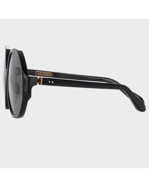 Linda Farrow Brown Paloma Sunglasses