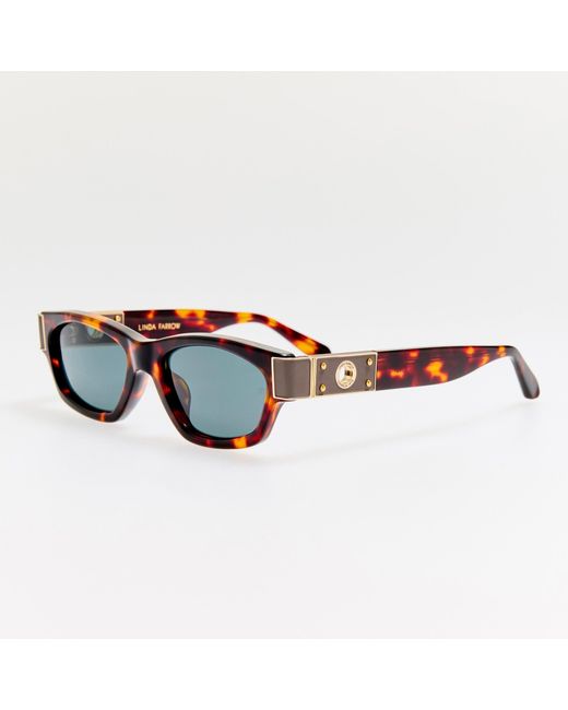 Linda Farrow Blue Clara Sunglasses