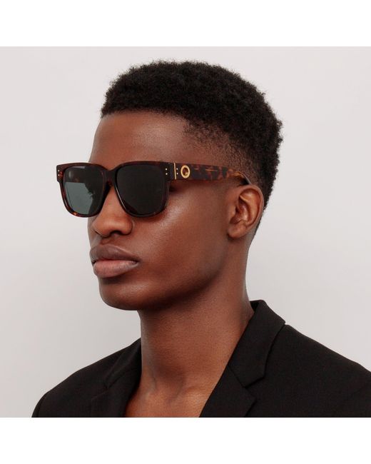 Linda Farrow Black Perry Sunglasses