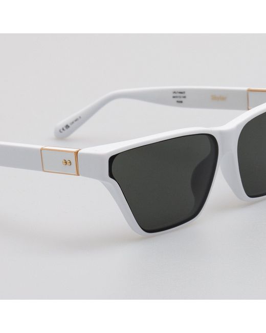 Linda Farrow Black Skyler Sunglasses