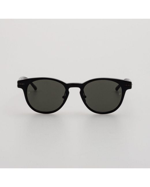 Linda Farrow Black Men's Bay Sunglasses