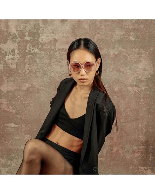 Linda Farrow Pink Paloma Sunglasses