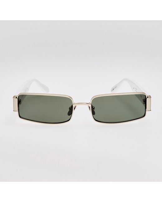 Linda Farrow Metallic Kaia Sunglasses