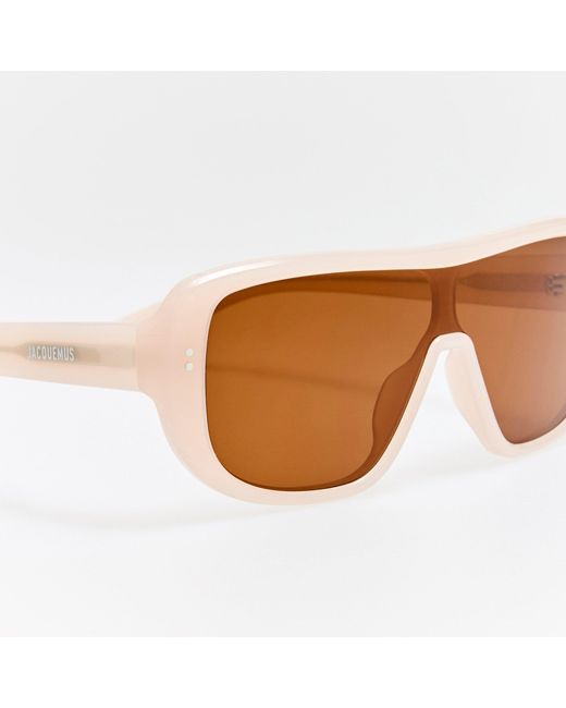 Jacquemus Brown Masco Sunglasses