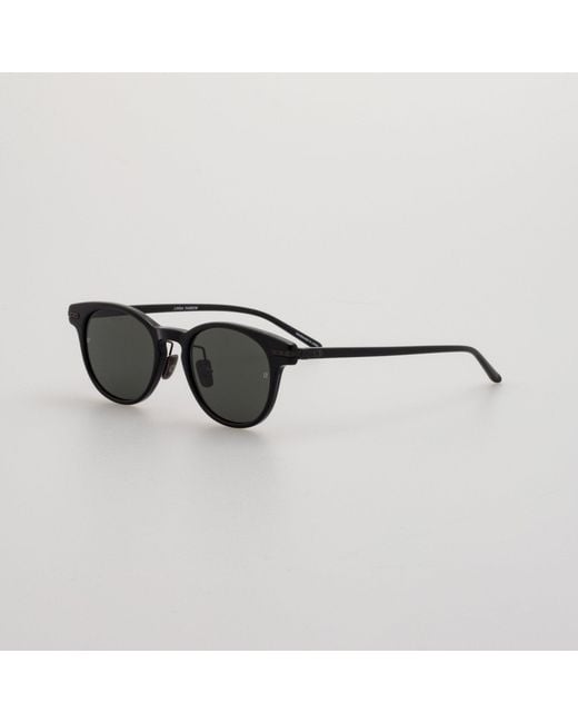Linda Farrow Black Men's Bay Sunglasses
