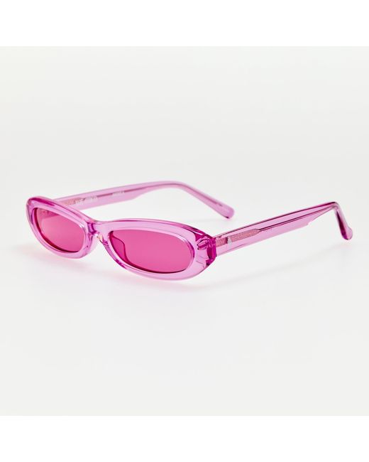 The Attico Pink Andrea Sunglasses