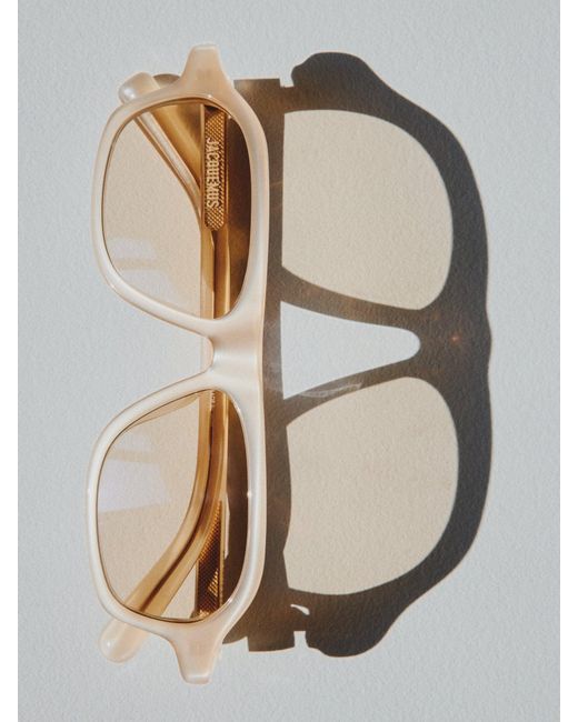 Jacquemus Pink Becane Sunglasses