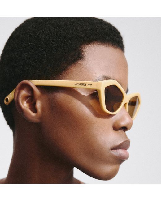 Jacquemus Multicolor Bambino Angular Sunglasses