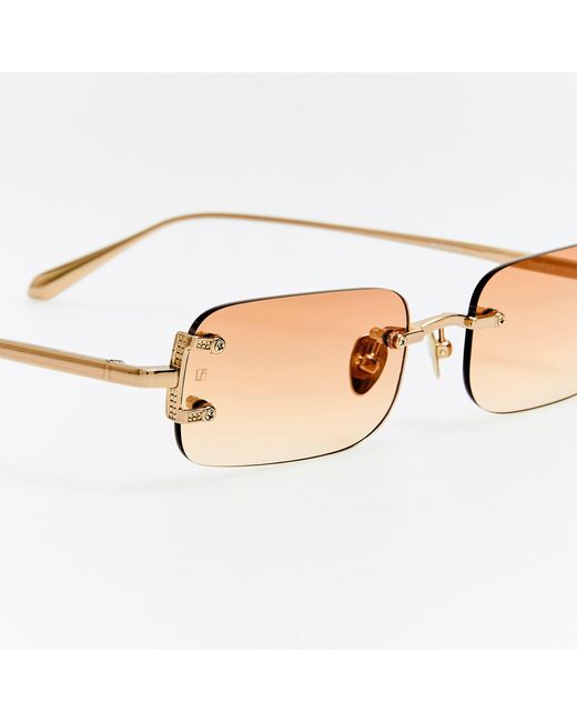 Linda Farrow Natural Taylor Sunglasses