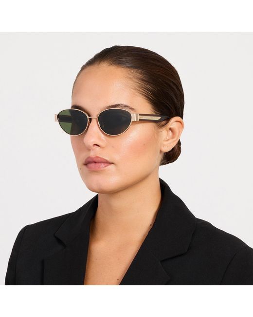 Linda Farrow Green Sheri Sunglasses